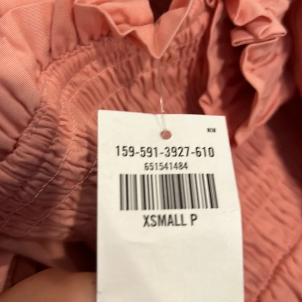 Abercrombie & Fitch Pink Tiered Maxi Dress